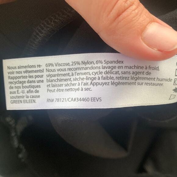 Eileen Fisher System Classic Flat Front Pull On Pants Small Workwear Career S - Picture 6 of 7